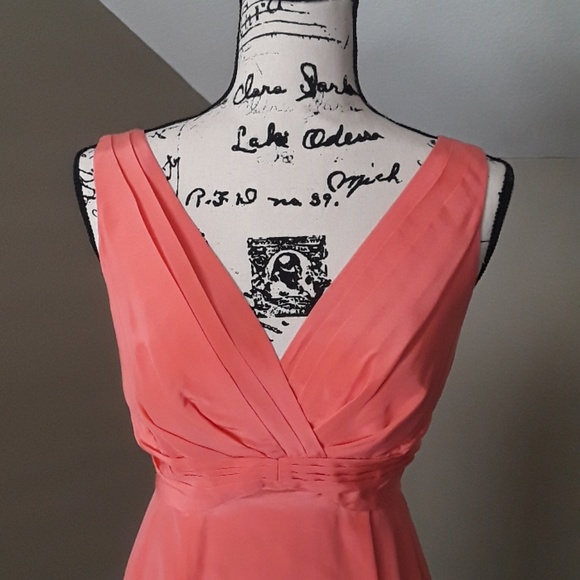 🥳HPx2🥳 NWT, Boden 100% Silk Guava Coral Dress - Picture 10 of 15